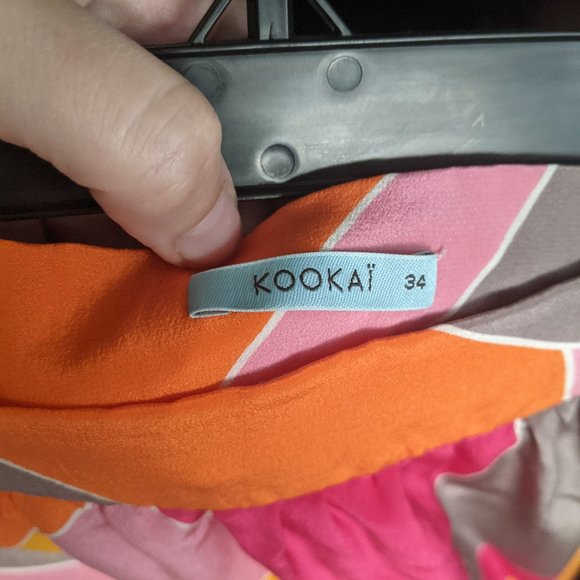 Kookai silk skirt size 34 (size 2 US) - Picture 4 of 4